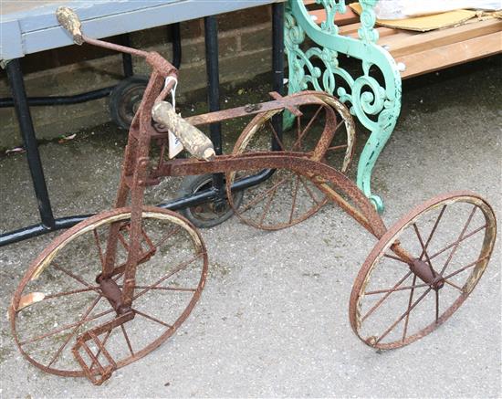 Childs old tricycle